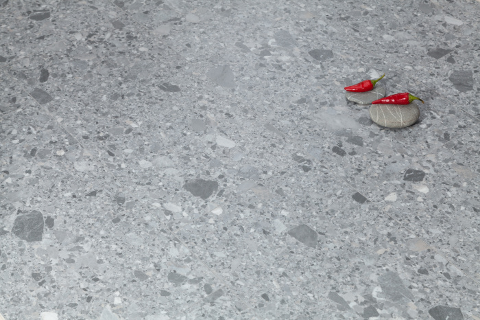 Каменно-полимерная плитка Bonkeel Tile - Grigio Terrazzo